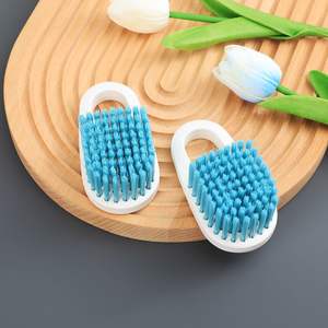 Cepillo de limpieza de cocina estilo japonés con cerdas de nailon, multifuncional, para fregar ollas, limpiar fregaderos y estufas, mango blanco - Product Image 3