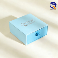 Caja de Empaque para Collares con Logotipo en Lámina Dorada Rosa, Personalizable con su Propio Tamaño, Laminación Mate y Diseño Gratuito
