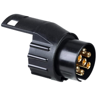 Adaptateur de remorque 7 à 13 broches Étanche Attelage de remorquage 12V 7 à 13 broches Prise de remorque pour camion Caravane Prise 7 voies Norme européenne