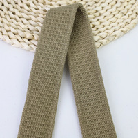 Ruban en toile de 38 mm, sangle en polyester et coton de 2,5 mm d'épaisseur pour ceinture, bricolage, sac, accessoires de couture et laisse pour chien