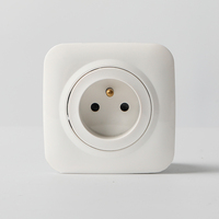 Interrupteurs et prises électriques muraux de style européen YAKI Arabie Saoudite Russie UE, panneau PC couleur or gris blanc