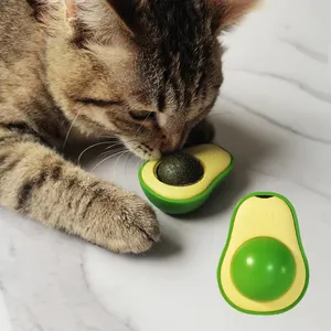 Cat Nip Toy Safe Lovely Funny Clean Tartar Avocado Cat Toy Teaser Catnip Ball Toy for Cat Licking