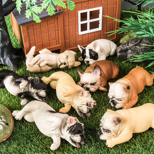 yxs Modelo de simulación cognitiva de animales para niños, perro sólido, adorno de escritorio pequeño de boutique para mascotas. - Product Image 2