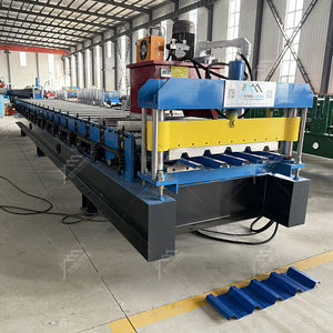 เครื่องขึ้นรูปลอนหลังคาทรงสี่เหลี่ยมคางหมู STEELMAMA รุ่น 686 แบบอัตโนมัติเต็มรูปแบบ ควบคุมด้วย PLC ระบบไฮดรอลิก ทนทาน พร้อมมอเตอร์ - Product Image 3