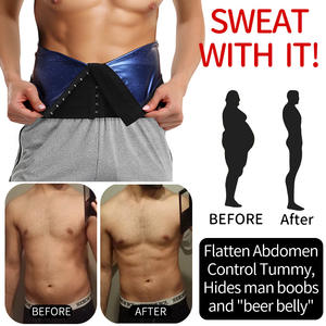 Sweat Shaper Men's Slimming Néoprène-Free Waist Trainer Cincher Weight Loss Sauna Vest - Product Image 6