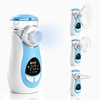 Nébuliseur numérique portable électrique certifié CE, inhalateur manuel avec batterie intégrée et plaque filtrante remplaçable pour enfants