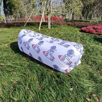 Accessoires de camping en gros, canapé gonflable d'extérieur, canapé-lit gonflable, sac de couchage pliable portable d'extérieur, tissu Oxford