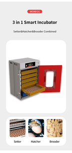 Wonegg rẻ hơn tự động TRỨNG QUAY kiểm soát độ ẩm gà vịt ngỗng chim bồ câu chim cút Vẹt lồng ấp - Product Image 3