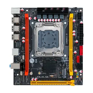 Gaming Pc Moederbord Combo Ondersteuning Lga2011 X79 Computer Moeder Board Met 5 Fase Voeding Usb2.0 Sata3.0