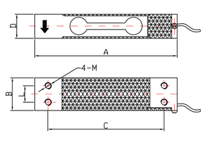 C3 Class Accuracy Single Point <strong>Load</strong> <strong>Cell</strong> 3kg To 250kg Weight Sensor Force Sensor - Product Image 4