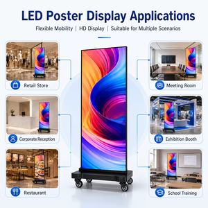 Custom Ultra-thin Glass LED Light <b>Box</b> with 500cd Brightness and 1.538mm Pixel Pitch for Indoor/Outdoor Advertising Displays - Product Image 4