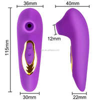 SacKnove Bestseller USB-Aufladbarer 5-Modus Silikon-Klitoris-Sauger Brust-Stimulator Vagina-Saugvibrator Sexspielzeug für Frauen