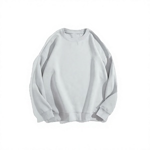 Sudadera de cuello redondo holgada y extragrande de poliéster y algodón con bordado y estampado al por mayor para hombre, logotipo personalizable, transpirable, corte regular - Product Image 4