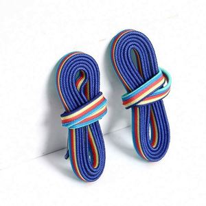 Wholesale Custom Flat <b>Elastic</b> Shoe <b>Laces</b> Colorful Personalized Sneaker Shoelaces - Product Image 2