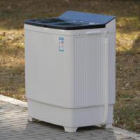 Machine à laver semi-automatique à double cuve de 13 kg, à économie d'énergie, commande manuelle, chargement par le haut, avec séparation du lavage