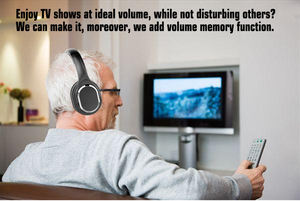 <span class=keywords><strong>Casque</strong></span> sans fil INDA pour la télévision des seniors avec station de charge, portée de 330 pieds, 6 heures d'autonomie, volume élevé, <span class=keywords><strong>casque</strong></span> <span class=keywords><strong>optique</strong></span> supra-auriculaire YH998 - Product Image 6