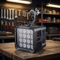 Projecteur LED RGBW 6-en-1 DMX512 en aluminium 7*18W pour intérieur/extérieur, étanche IP66, CRI90, garantie 1 an, idéal pour KTV