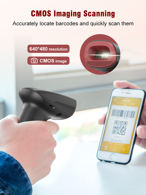 New Arrival Luckydoor DS200 Barcode Scanner USB Interface 2D QR Code PDF417 Reader Low Price for Point of Sale in Stock
