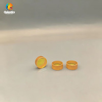 Lentilles optiques plano-concaves personnalisées en CVD ZnS (sulfure de zinc) avec revêtement BBAR pour spectromètre infrarouge à transformée de Fourier (FTIR)