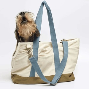 Tùy Chỉnh Cao Cấp Bông Vải Con Chó Tote Tàu Sân Bay Túi Với Có Thể Tháo Rời Sherpa Lót Có Thể Điều Chỉnh Dây Đeo Vai Xách Tay Pet Túi - Product Image 4