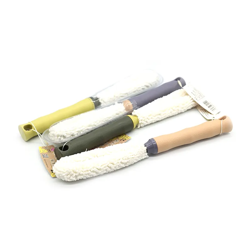 SHOGOLE – brosse à bouteille éponge en Silicone, nettoyage de l'eau, de l'huile et des légumes, brosse à tasse pliable avec Long manche en coton