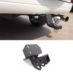 Accesorios todoterreno 4x4 <span class=keywords><strong>Enganche</strong></span> de receptor trasero de acero negro <span class=keywords><strong>Enganche</strong></span> de <span class=keywords><strong>remolque</strong></span> para <span class=keywords><strong>Toyota</strong></span> Prado LC120 - Product Image 1