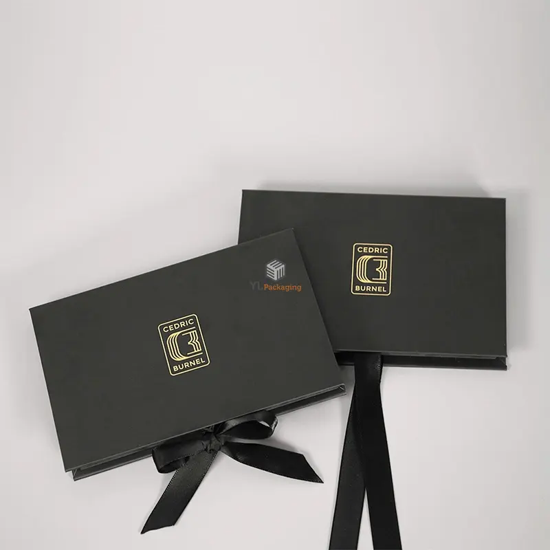 Высокое Качество Оптовая Продажа Матовая Черная Магнитная застежка коробка для кредитных карт упаковка