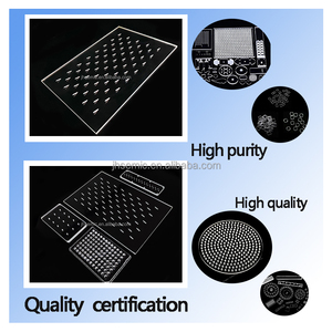 <span class=keywords><strong>Plaque</strong></span> de quartz CNC perforée au laser, à fentes, résistante aux hautes températures, en silice fondue, personnalisée en usine - Product Image 6