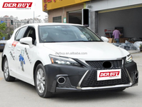 Kit de carrosserie de vente directe d'usine pour Lexus CT200 2011-2016 mise à niveau vers le pare-chocs avant et arrière de voiture de style CT F Sport 2020 avec calandre