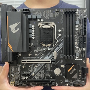 لوحة أم أصلية AORUS Elite B460 MATX مع فتحتين M.2 NVME و4 فتحات ذاكرة <span class=keywords><strong>DDR4</strong></span> - Product Image 1