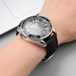 Dây đeo đồng hồ bằng cao su Flo cho Omega Thay thế sang trọng Cao cấp thoáng khí với thiết kế khéo léo Khóa kim loại Dây đeo đồng hồ FKM - Product Image 5