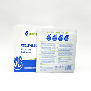 Pansement hydrogel pour brûlures Water-Jel Burn Care, pansement et spray pour brûlures, stérile, premiers secours, certifié CE, marque MMC, 10*10cm/20*45cm - Product Image 3