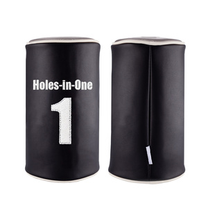 OEM Factory Custom Design Fassform Golf Kopf bedeckung PU Leder Fahrer Kopf bedeckung Besticktes Holz Benutzer definierte Farbe Golf Kopf bedeckung - Product Image 1