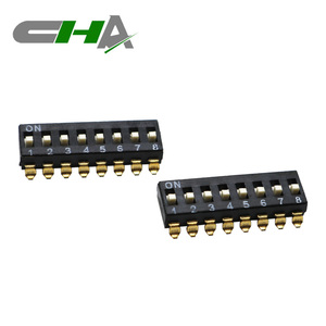 Interruptores DIP SMD de 1-12 Posiciones Serie CHA <span class=keywords><strong>CDM</strong></span>, Interruptor DIP Negro de <span class=keywords><strong>2</strong></span>.54MM - Product Image 6