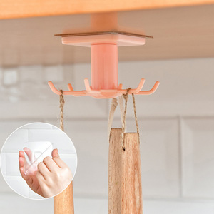 Organizador de Cocina, Soporte para Utensilios, Colgador de Pared para Utensilios, Organizador de Accesorios, Soporte Giratorio - Product Image 4