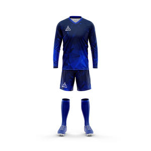 Seragam Jersey Sepak Bola Sublimasi Desain Kustom Lengan Panjang Kaos Camiseta De Futbol - Product Image 3