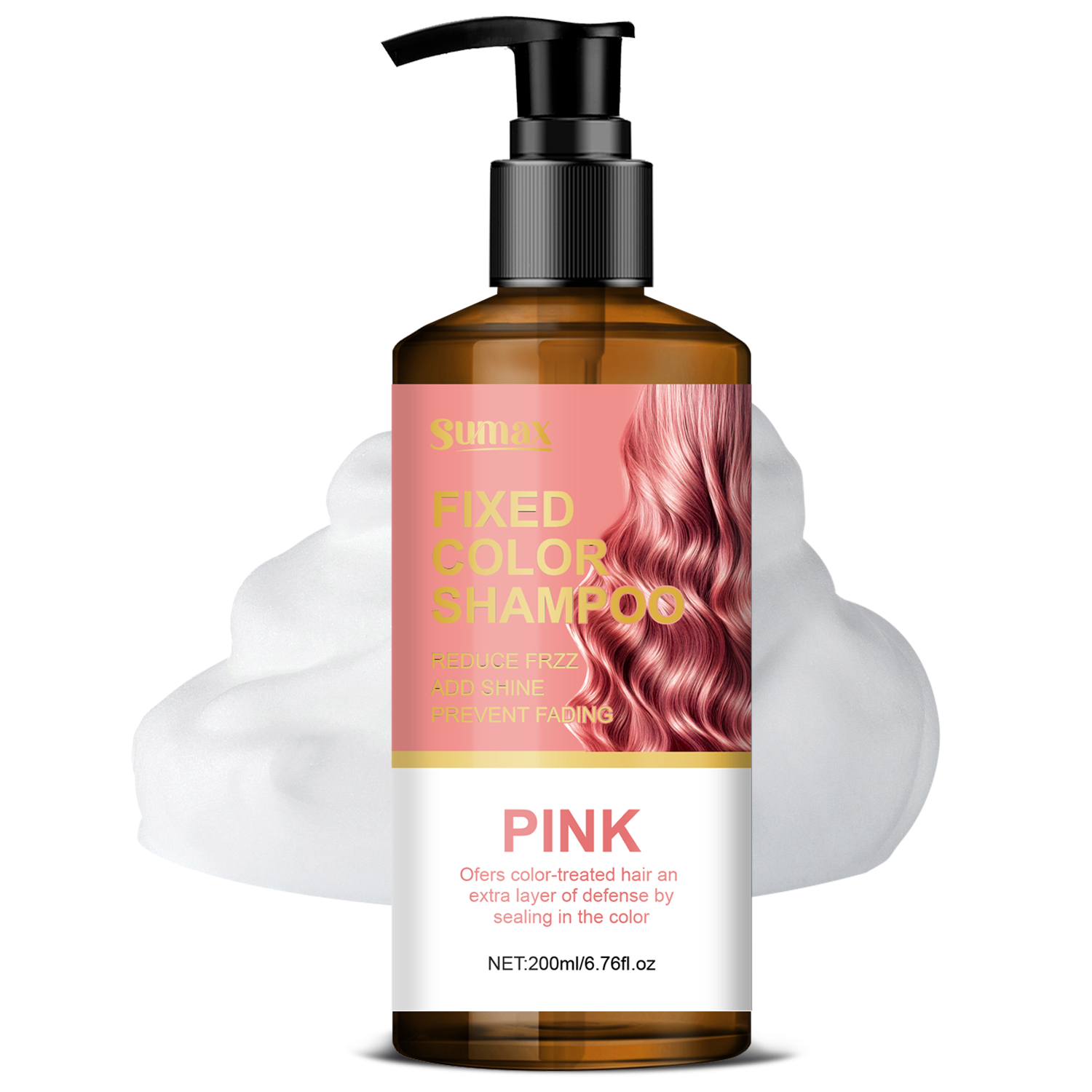 SUMAX 200ml Milk Tea Brown Fixed Color Shampoo