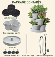 A31 Verticale Aardbei Planter Pot Ontwerp Opknoping Tuinieren Set Voor Kinderkamer Stapelbaar En Aardbeien