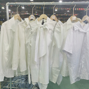 Popular <strong>Used</strong> Women Summer <strong>White</strong> <strong>Shirts</strong> Tops Bottoms Mixed Bales 2nd Hand Women <strong>Shirts</strong> Stock - Product Image 3