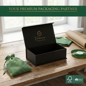Boîte cadeau magnétique en carton ondulé recyclable CRD avec impression quadricolore, boîtes rigides pliables personnalisées avec logo pour coffret cadeau de parfum - Product Image 4