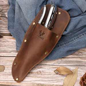 Étui pour ciseaux de jardinage en cuir de vachette épais HUMERPAUL / Étui pour sécateur / Étui pour cisailles / Étui pour tondeuses - Product Image 1