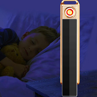 Cigarette électronique portable moderne en alliage de zinc avec logo imprimé couleur personnalisé, rechargeable par USB, batterie au lithium, silencieuse et coupe-vent
