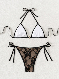 Costume <span class=keywords><strong>da</strong></span> <span class=keywords><strong>Bagno</strong></span> di Lusso <span class=keywords><strong>da</strong></span> <span class=keywords><strong>Donna</strong></span> 2026, Bikini Sexy con Stampa a Lettere di <span class=keywords><strong>Marche</strong></span> Famose, Abbigliamento <span class=keywords><strong>da</strong></span> <span class=keywords><strong>Bagno</strong></span> di Design - Product Image 2