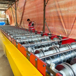 Mesin Pembentuk Profil Plat Logam Untuk Atap Mesin Pembentuk Profil Plat Untuk Lantai - Product Image 4