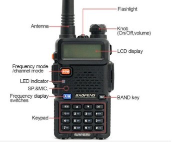 New Product Hand Held Dual Quad Band Uhf Vhf Radio