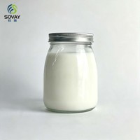 Botol Kaca Lengkung Pendek 400ml Custom, Wadah Transparan Kosong untuk Saus Chutney, Madu, Pesanan Grosir & Eceran Merek