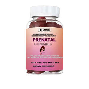 Gummies de vitamines prénatales en marque blanche OEM/ODM - Fer, acide folique et vitamine C pour femmes enceintes - Product Image 1