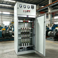 Gabinete de Corrección del Factor de Potencia Personalizado de Fábrica, Panel de Banco de Condensadores de Bajo Voltaje Trifásico con Control de Compensación Automática por PLC