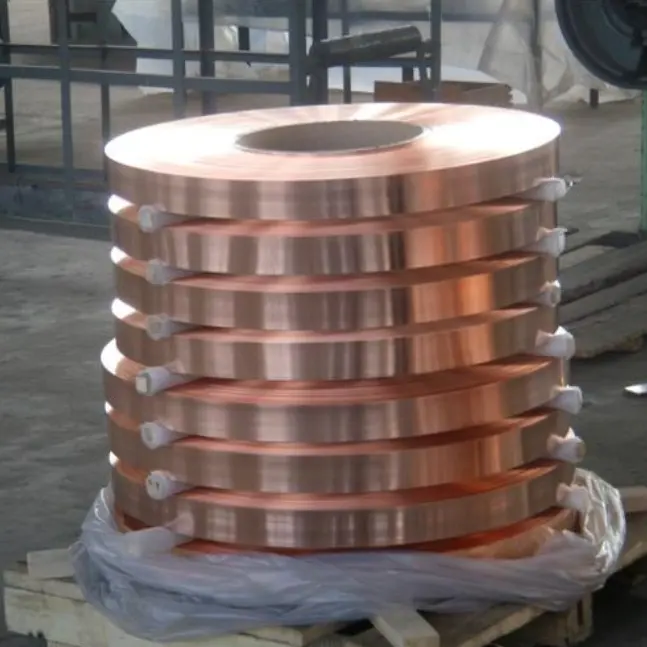 Customizing Export 25mm strip copper c1100 coil nickel copper strip pure copper strip tape