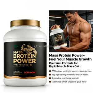 Poudre de prise de masse puissante OEM/ODM, mélange protéiné et glucidique hypercalorique <span class=keywords><strong>pour</strong></span> le renforcement musculaire et la récupération musculaire - Product Image 5